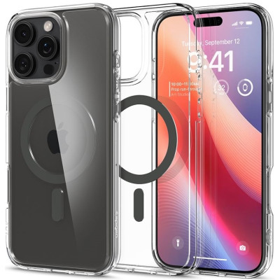 Θήκη Apple iPhone 16 Pro Max - Spigen Ultra Hybrid MagFit με MagSafe - Graphite (ACS07999)