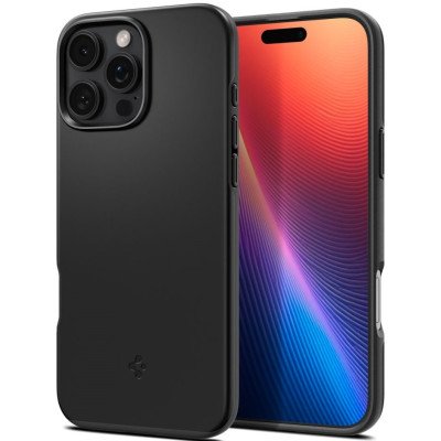 Θήκη Apple iPhone 16 Pro Max - Spigen Thin Fit MagFit Σκληρή με MagSafe - Black (ACS07978)