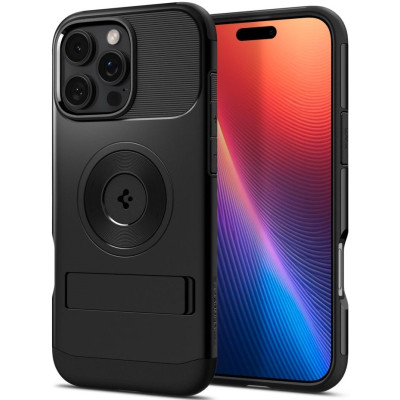 Θήκη Apple iPhone 16 Pro Max - Spigen Slim Armor MagFit με MagSafe - Black (ACS08034)
