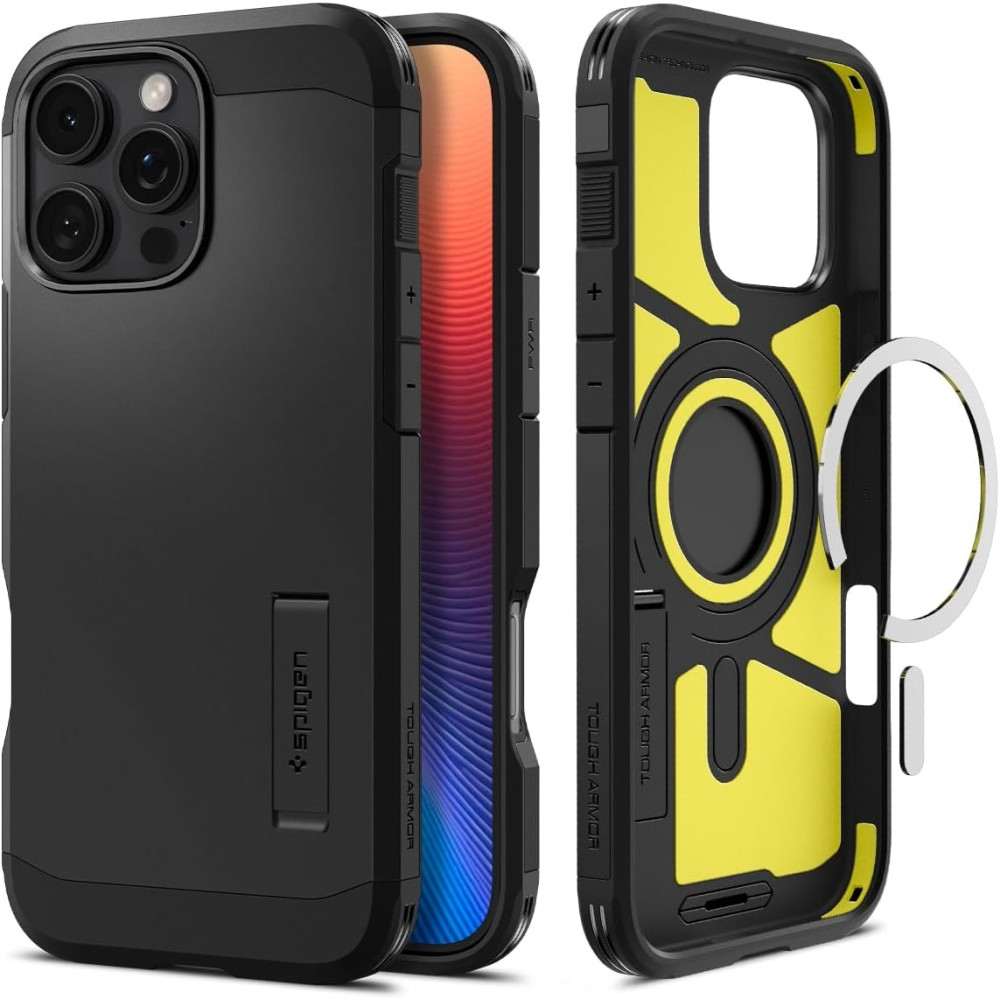 Θήκη Apple iPhone 16 Pro Max - Spigen Tough Armor AI MagFit Ανθεκτική με MagSafe - Black (ACS08013)