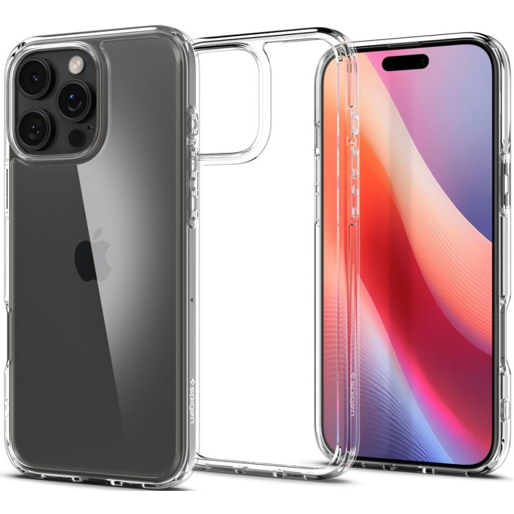 Θήκη Apple iPhone 16 Pro - Spigen Ultra Hybrid Σκληρή - Crystal Clear (ACS08121)