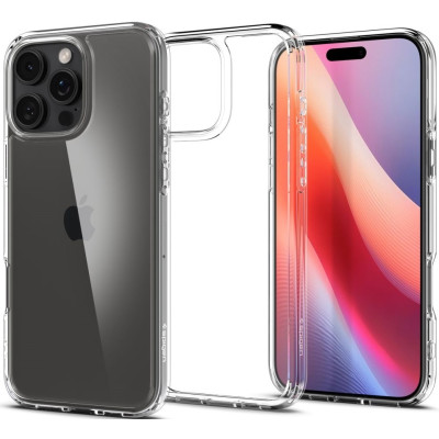 Θήκη Apple iPhone 16 Pro - Spigen Ultra Hybrid Σκληρή - Crystal Clear (ACS08121)