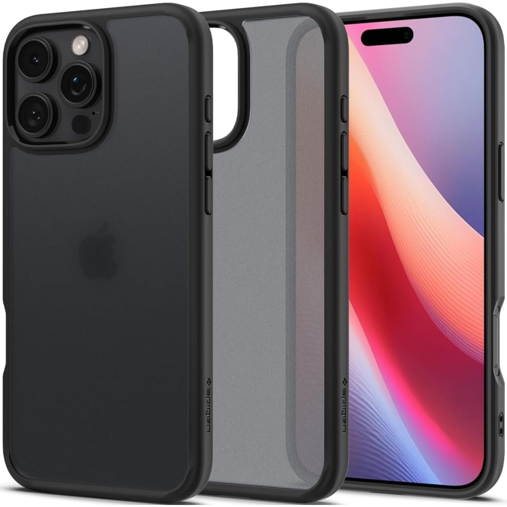 Θήκη Apple iPhone 16 Pro - Spigen Ultra Hybrid Σκληρή - Frost Black (ACS08124)