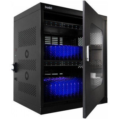 Buddi Collect Charging Station - Locker Κινητών / Tablet / Laptop / Σταθμός Φόρτισης 30 Θέσεων με Ενσωματωμένη Κλειδαριά & Κωδικό Πρόσβασης / 30 x USB-A / 30 x Type-C - 900W - Black - 5 Έτη Εγγύηση (8719246433764)