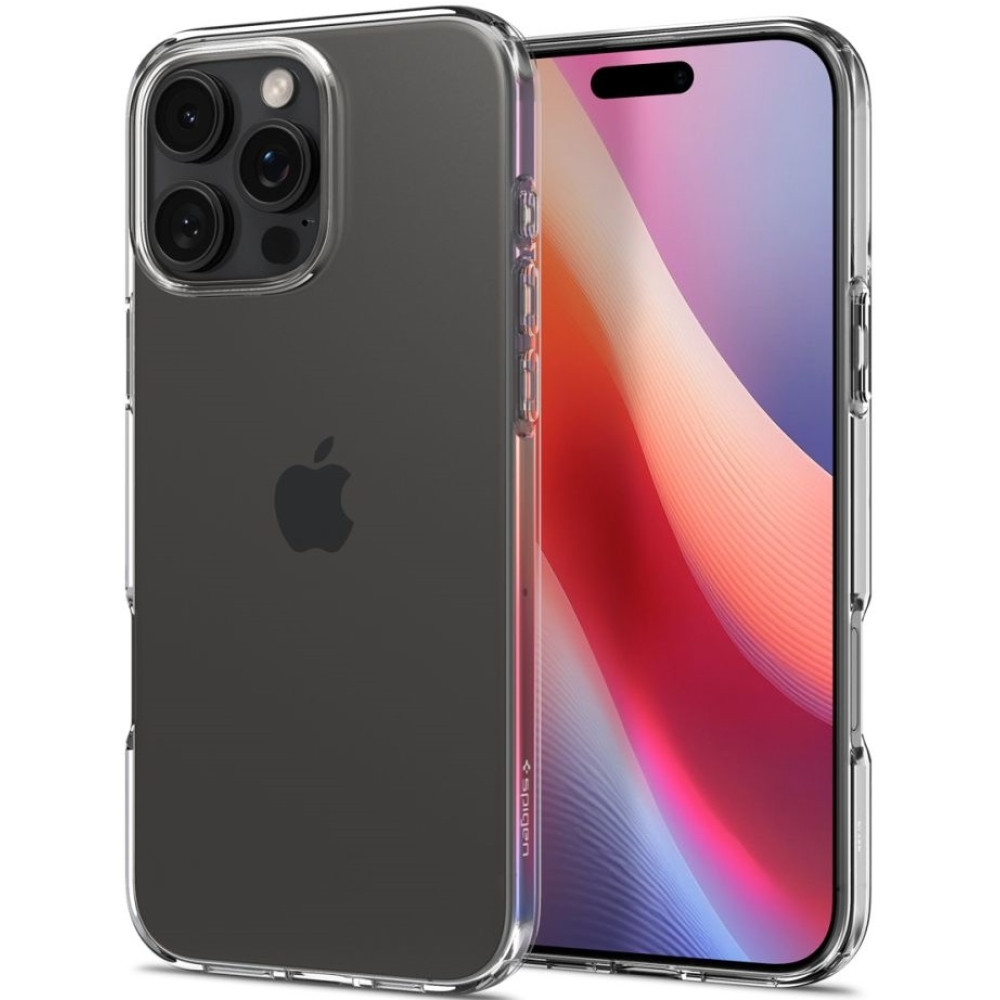 Θήκη Apple iPhone 16 Pro - Spigen Liquid Crystal Σιλικόνης - Crystal Clear (ACS08112)