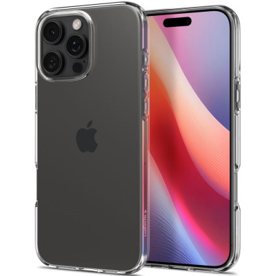 Θήκη Apple iPhone 16 Pro - Spigen Liquid Crystal Σιλικόνης - Crystal Clear (ACS08112)