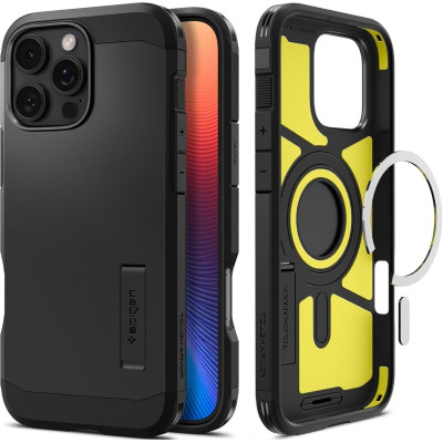 Θήκη Apple iPhone 16 Pro - Spigen Tough Armor AI MagFit Ανθεκτική με MagSafe - Black (ACS08146)