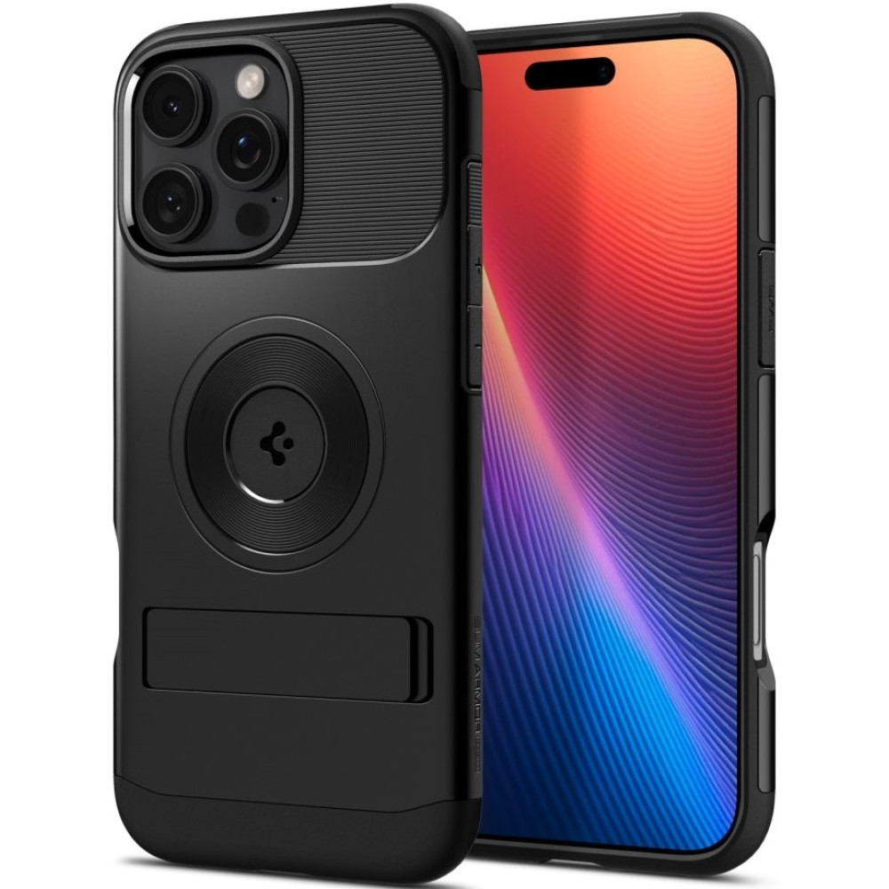 Θήκη Apple iPhone 16 Pro - Spigen Slim Armor MagFit με MagSafe - Black (ACS08164)