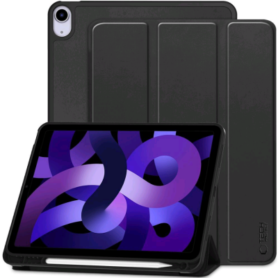 Θήκη Apple iPad Air 7 2025 11" / Air 6 2024 11" / Air 5 2022 10.9" / Air 4 2020 10.9" - Tech-Protect SC Pen Smartcase Flip με Υποδοχή για Apple Pencil - Black (0795787714508)