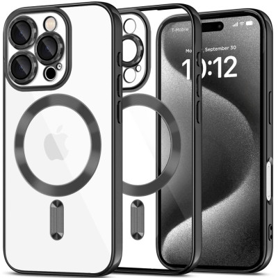 Θήκη Apple iPhone 16 Pro Max - Tech-Protect MagFlex Διάφανη Σιλικόνης με MagSafe - Shiny Black (5906302311378)