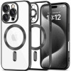 Θήκη Apple iPhone 16 Pro - Tech-Protect MagFlex Διάφανη Σιλικόνης με MagSafe - Shiny Black (5906302311361)