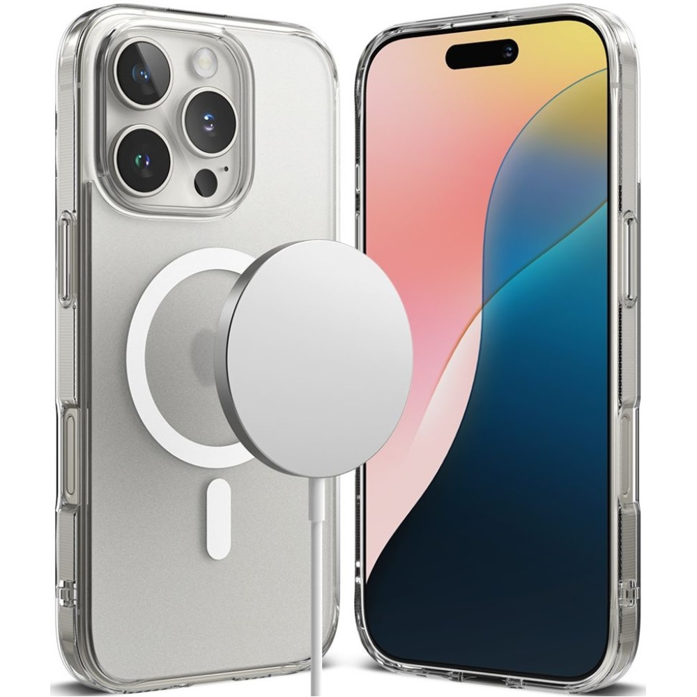 Θήκη Apple iPhone 16 Pro Max - Ringke Fusion Magnetic Ανθεκτική με MagSafe - Matte Clear (8809961789502)