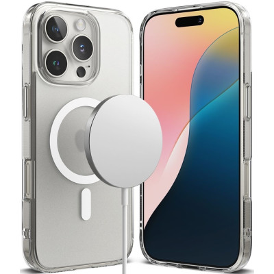 Θήκη Apple iPhone 16 Pro Max - Ringke Fusion Magnetic Ανθεκτική με MagSafe - Matte Clear (8809961789502)