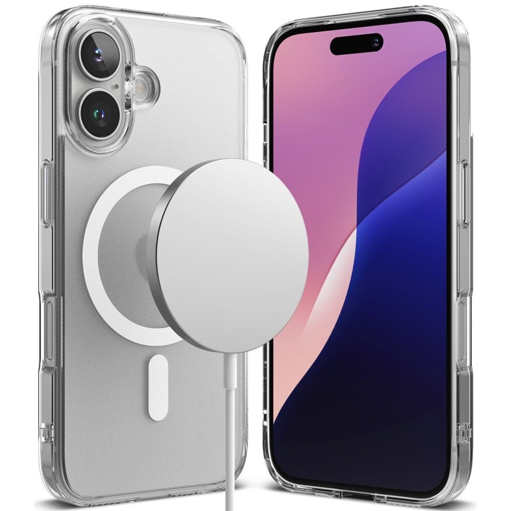 Θήκη Apple iPhone 16 - Ringke Fusion Magnetic Ανθεκτική με MagSafe - Matte Clear (8800274960459)
