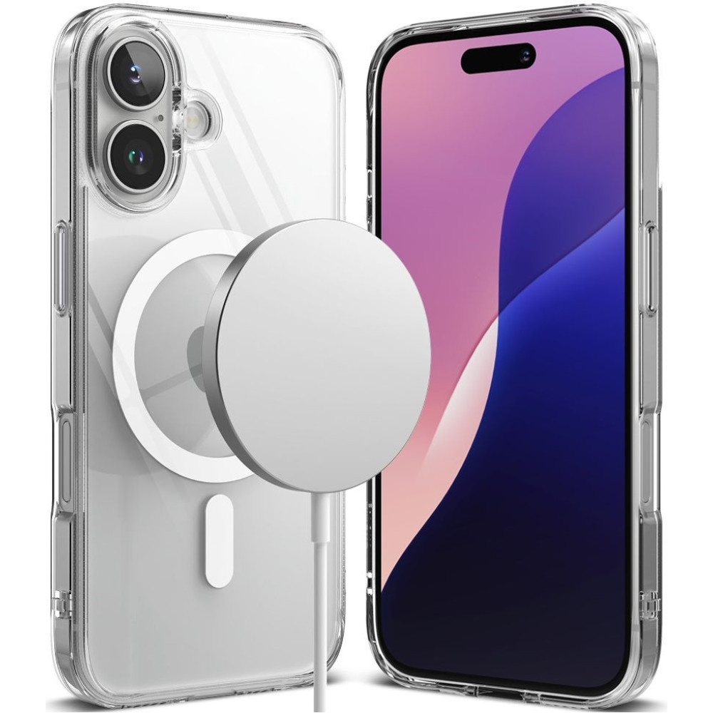 Θήκη Apple iPhone 16 - Ringke Fusion Magnetic Ανθεκτική με MagSafe - Clear (8800274960435)