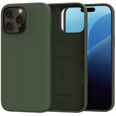 Θήκη Apple iPhone 16 Pro Max - Spacecase Pure Mag Σκληρή με MagSafe - Dark Green (5905719112325)