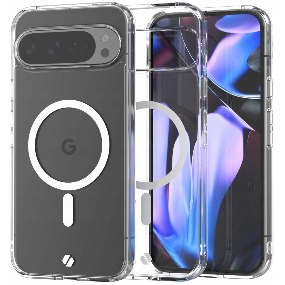 Θήκη Google Pixel 9 / 9 Pro - Spacecase Clear MagSafe Σκληρή Διάφανη με MagSafe - Transparent (5905719111274)