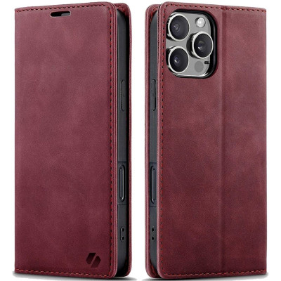 Θήκη Apple iPhone 16 Pro Max - Spacecase Wallet Πορτοφόλι - Red (5905719111472)