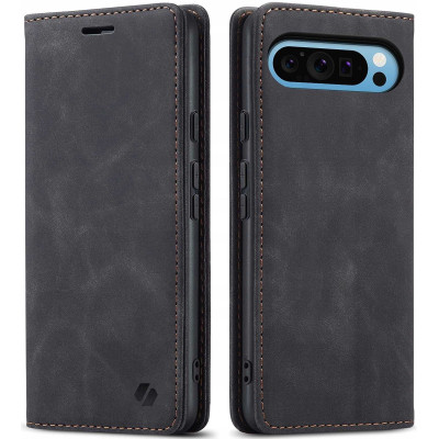 Θήκη Google Pixel 9 Pro XL - Spacecase Wallet Πορτοφόλι - Black (5905719111823)