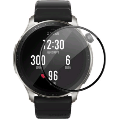 Αντιχαρακτικό Γυαλί Προστασίας Amazfit GTR 4 46mm - Spacecase Smartwatch Hybrid Glass Υβριδικό Οθόνης - Black (5905719015428)