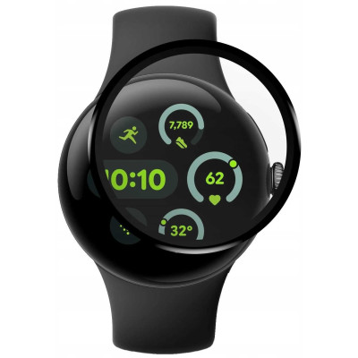 Αντιχαρακτικό Γυαλί Προστασίας Google Pixel Watch 3 41mm - Spacecase Smartwatch Hybrid Glass Υβριδικό Οθόνης - Black (5905719111786)