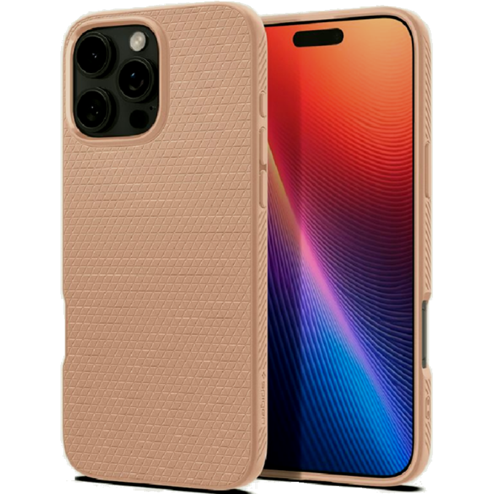 Θήκη Apple iPhone 16 Pro Max - Spigen Liquid Air Σιλικόνης - Rose Titanium (ACS08687)