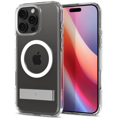 Θήκη Apple iPhone 16 Pro Max - Spigen Ultra Hybrid S MagFit Σκληρή με MagSafe - Crystal Clear (ACS08009)
