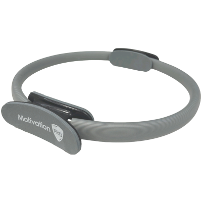 MotivationPro - Δαχτυλίδι Μεσαίας Αντίστασης για Pilates 14″ 35cm Yoga Ring - Grey (020201998265)