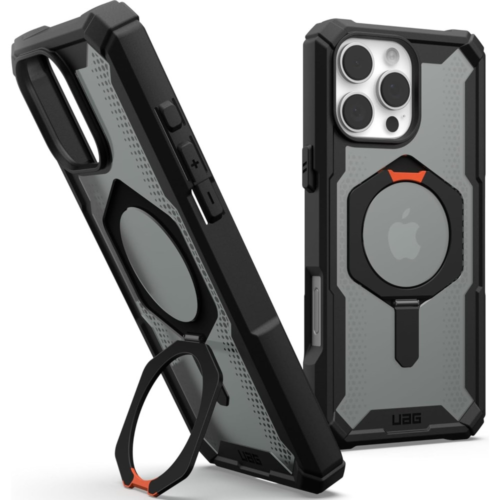 Θήκη Apple iPhone 16 Pro Max - UAG Plasma XTE Ανθεκτική με MagSafe & Kickstand - Black / Orange (114475114097)