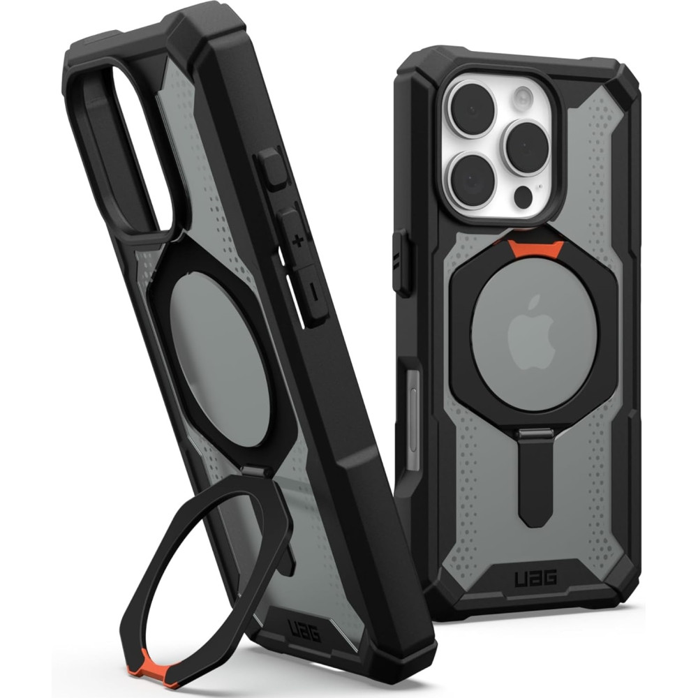 Θήκη Apple iPhone 16 Pro - UAG Plasma XTE Ανθεκτική με MagSafe & Kickstand - Black / Orange (114474114097)
