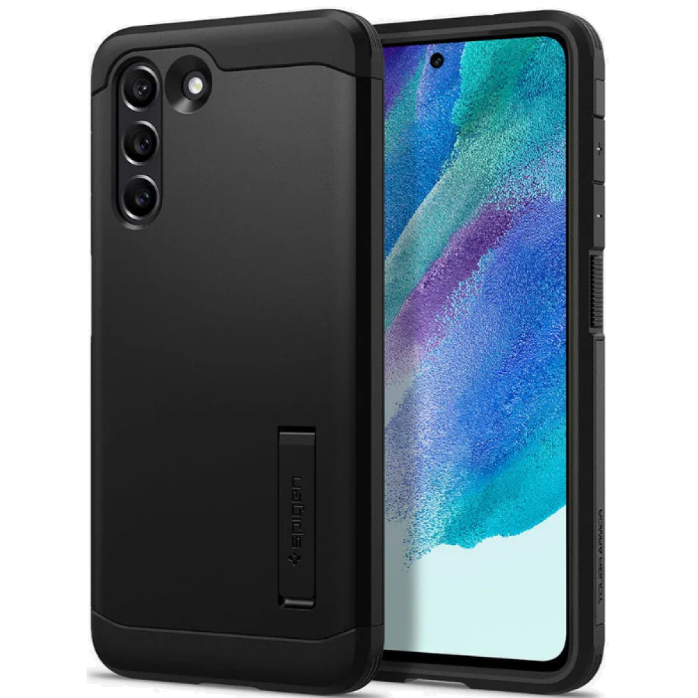 Θήκη Samsung Galaxy S21 FE 5G - Spigen Tough Armor Ανθεκτική Σκληρή - Black (ACS03059)