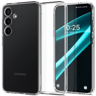 Θήκη Samsung Galaxy S24 Plus - Spigen Liquid Crystal Σιλικόνης - Crystal Clear (ACS07323)