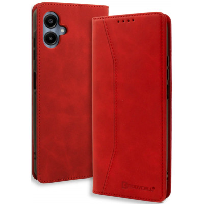 Θήκη Samsung Galaxy A06 - Bodycell Book Case Πορτοφόλι - Red (5206015079412)