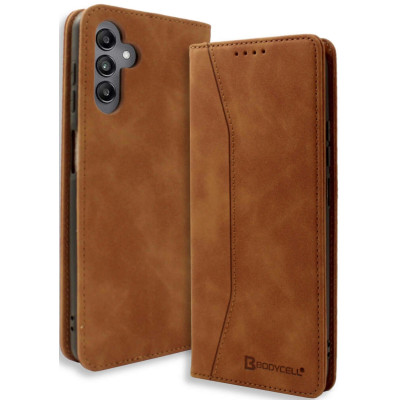 Θήκη Samsung Galaxy M15 - Bodycell Book Case Πορτοφόλι - Brown (5206015079467)