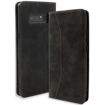 Θήκη Samsung Galaxy Note 8 - Bodycell Book Case Πορτοφόλι - Black (5206015015496)