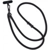 HappyCase Universal Αποσπώμενο Λουράκι Λαιμού για Θήκες Κινητών / Smartphones - Πάχος 10mm - Black (8719246455285)