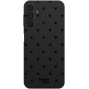 Θήκη Samsung Galaxy A15 - HappyCase Σιλικόνης - Hearts Black Print (8719246446542)