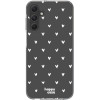 Θήκη Samsung Galaxy A15 - HappyCase Διάφανη Σιλικόνης - Hearts Print (8719246446504)