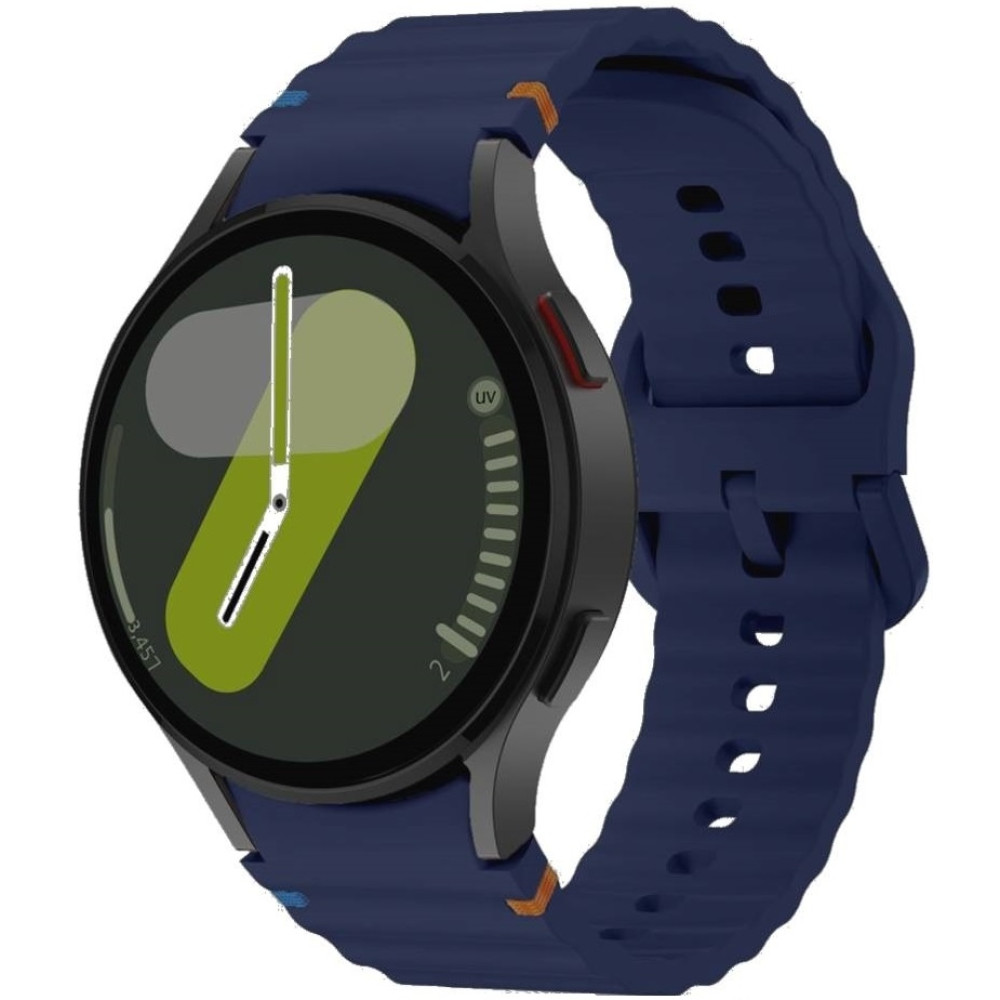 Λουράκι Samsung Galaxy Watch FE / 7 / 6 / Classic 6 / 5 / 5 Pro / 4 / Classic 4 (47/46/45/44/43/42/40mm) - Tech-Protect Silicone Sport Σιλικόνης - Navy Blue (5906302313433)
