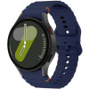 Λουράκι Samsung Galaxy Watch FE / 7 / 6 / Classic 6 / 5 / 5 Pro / 4 / Classic 4 (47/46/45/44/43/42/40mm) - Tech-Protect Silicone Sport Σιλικόνης - Navy Blue (5906302313433)