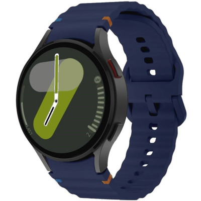 Λουράκι Samsung Galaxy Watch FE / 7 / 6 / Classic 6 / 5 / 5 Pro / 4 / Classic 4 (47/46/45/44/43/42/40mm) - Tech-Protect Silicone Sport Σιλικόνης - Navy Blue (5906302313433)