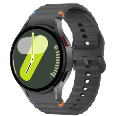 Λουράκι Samsung Galaxy Watch FE / 7 / 6 / Classic 6 / 5 / 5 Pro / 4 / Classic 4 (47/46/45/44/43/42/40mm) - Tech-Protect Silicone Sport Σιλικόνης - Crayon Grey (5906302313402)