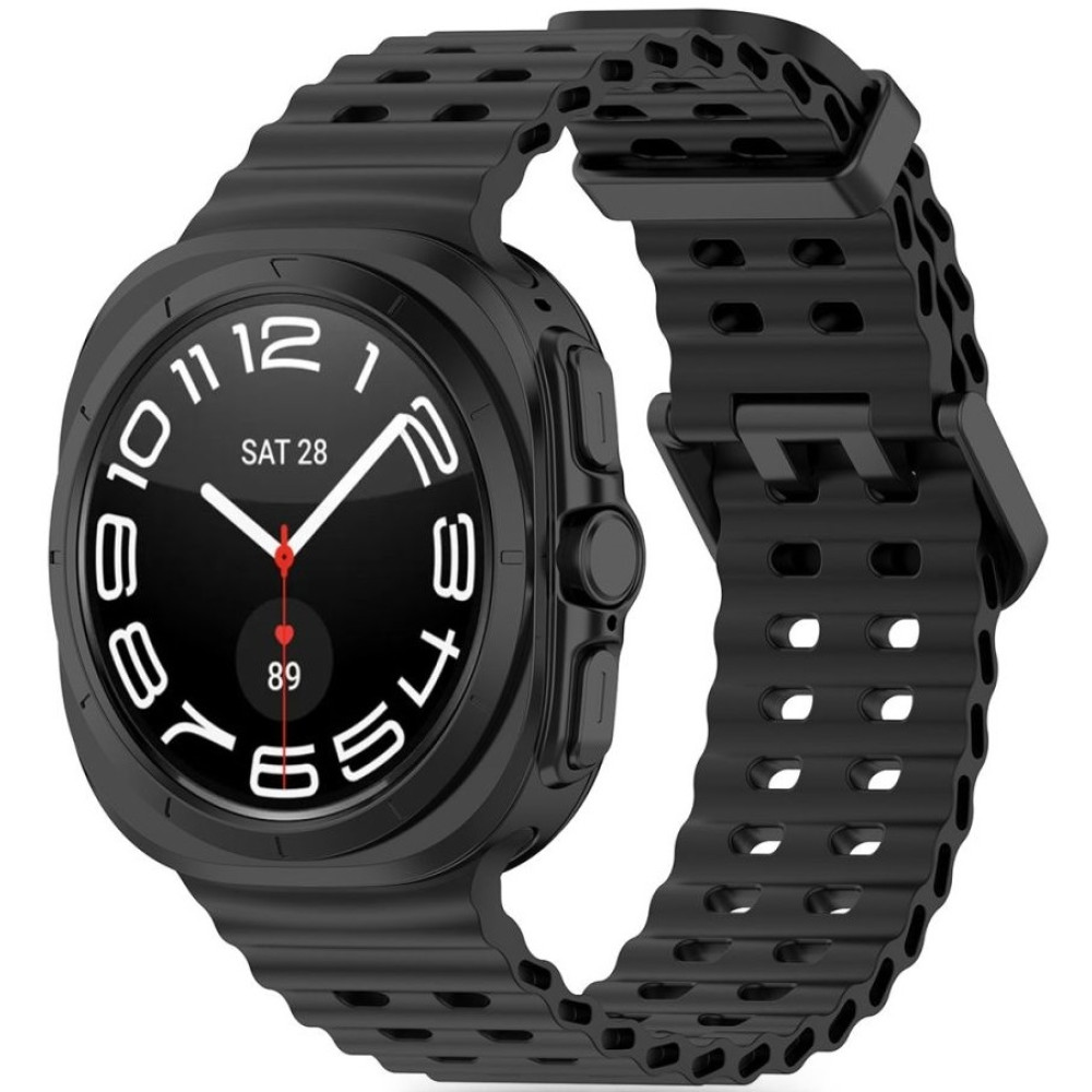 Λουράκι Samsung Galaxy Watch Ultra 2025 /2024 47mm - Tech-Protect Iconband Pro Σιλικόνης - Black (5906302312276)