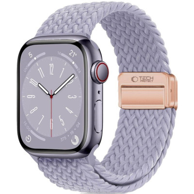 Λουράκι Apple Watch SE/11/10/9/8/7/6/5/4 (42/41/40mm) - Tech-Protect NylonMag Ελαστικό - Periwinkle (5906302312863)