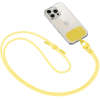 Tech-Protect C5S Rope Crossbody Strap - Αποσπώμενο Λουράκι Λαιμού για Θήκες Κινητών / Smartphones - Lemon (5906302312924)