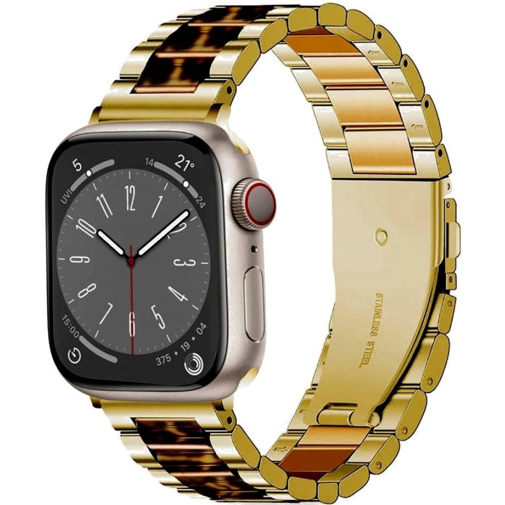 Λουράκι Apple Watch SE/11/10/9/8/7/6/5/4 (42/41/40mm) - Tech-Protect Modern Μεταλλικό - Leopard (5906302310616)