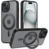 Θήκη Apple iPhone 15 - Tech-Protect MagRing Σκληρή Ημιδιάφανη με MagSafe & KickStand - Matte Black (5906302312535)