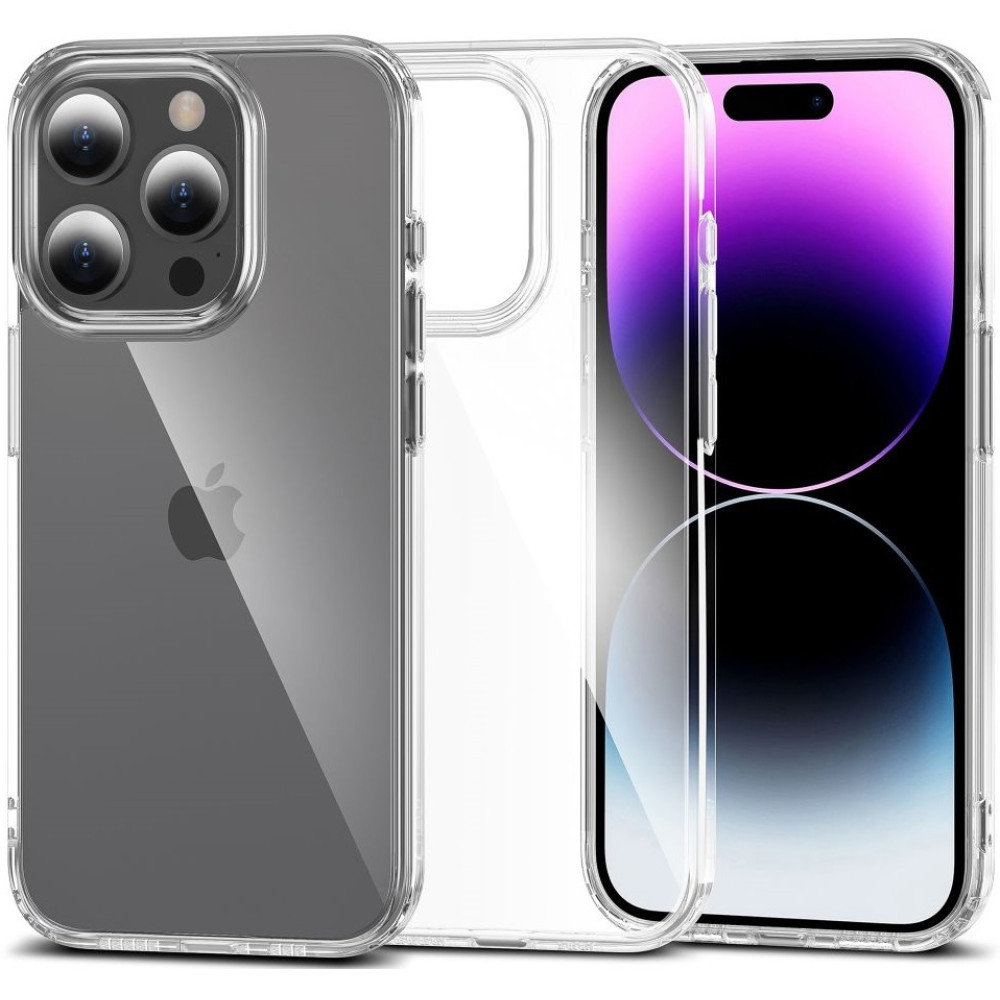 Θήκη Apple iPhone 15 Pro - Tech-Protect FlexAir Hybrid Σκληρή Διάφανη - Clear (9490713936719)