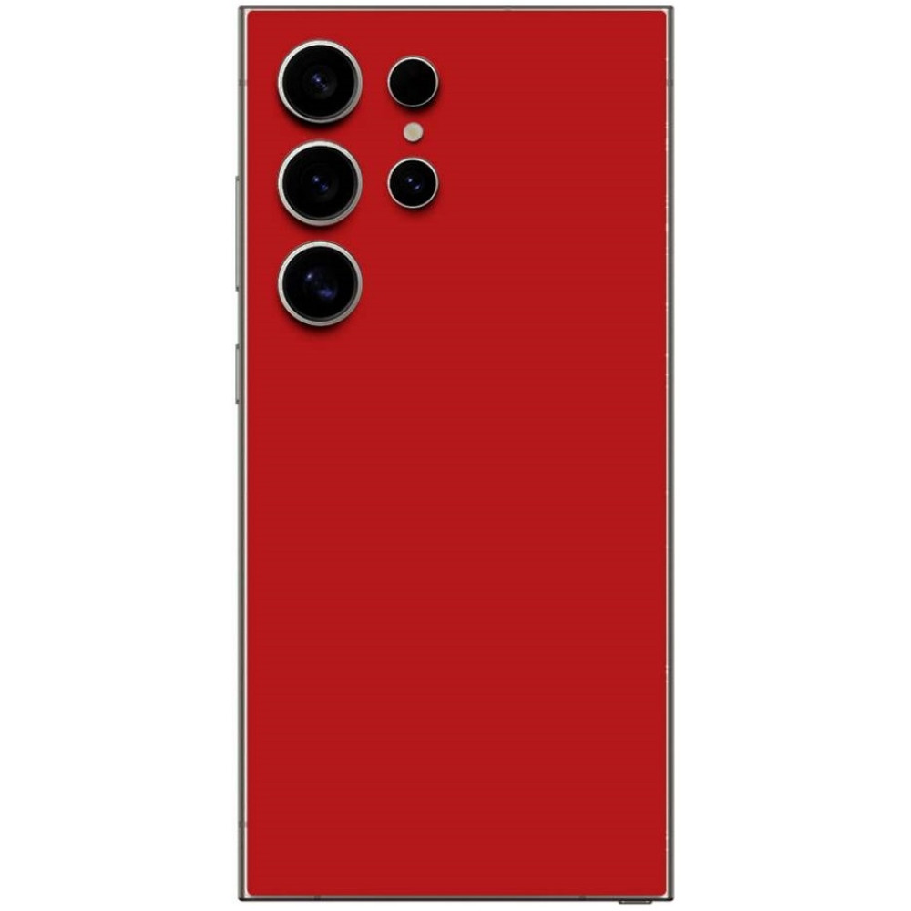 Αυτοκόλλητο Skin Προστασίας Πλάτης - Samsung Galaxy S24 Ultra - Gams Premium Vinyl Skin Back Plate - Red Matte (GAMS-VNL-SKIN-RM-002-201)