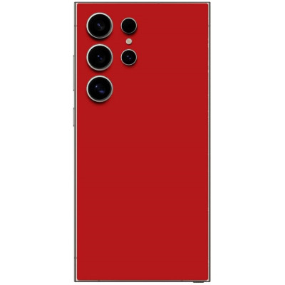 Αυτοκόλλητο Skin Προστασίας Πλάτης - Samsung Galaxy S24 Ultra - Gams Premium Vinyl Skin Back Plate - Red Matte (GAMS-VNL-SKIN-RM-002-201)